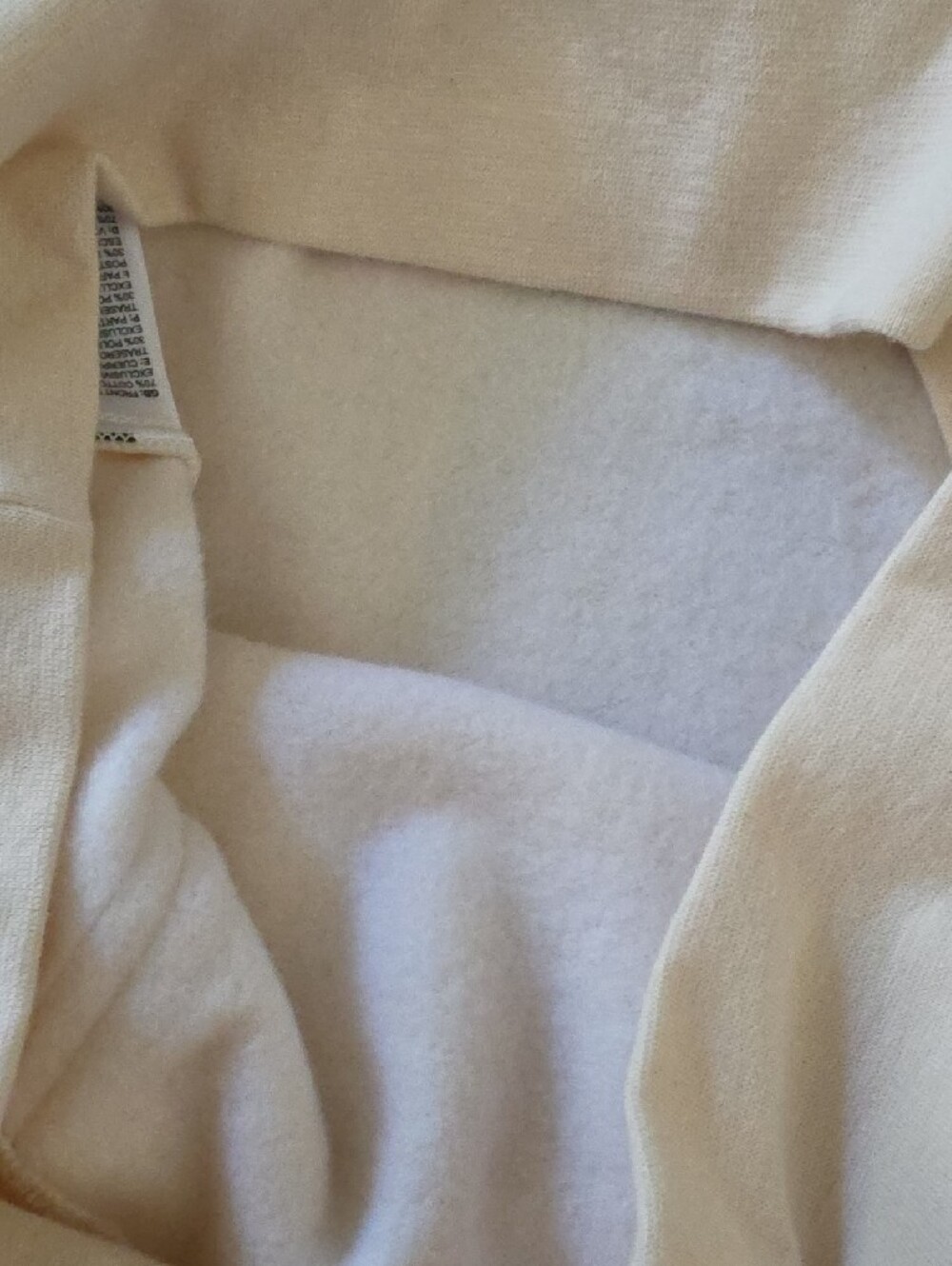 The North Face Cream Crewneck with Camo Logo - Picture 3 of 3